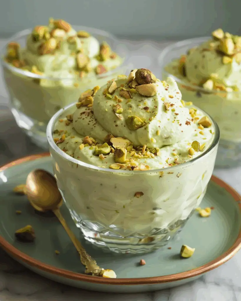 Easy No-Bake Pistachio Pudding Dessert