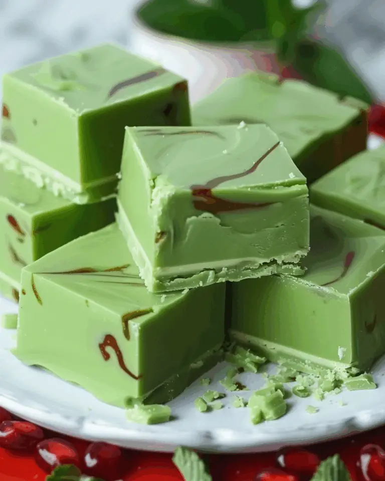 Fudge With Green Apple Flavor