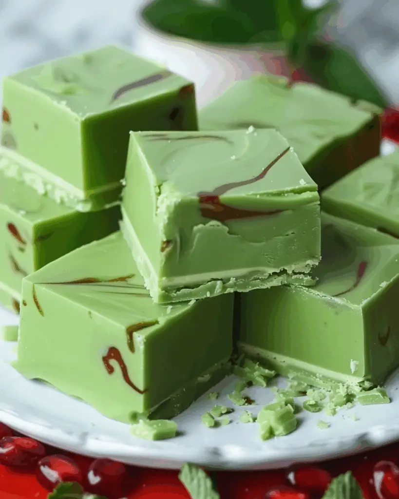 Fudge With Green Apple Flavor