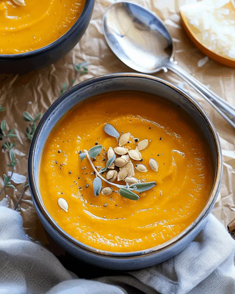 Honeynut Squash Soup