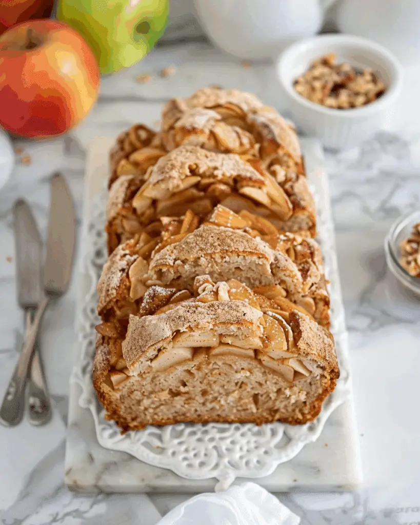 Moist Apple Cinnamon Bread