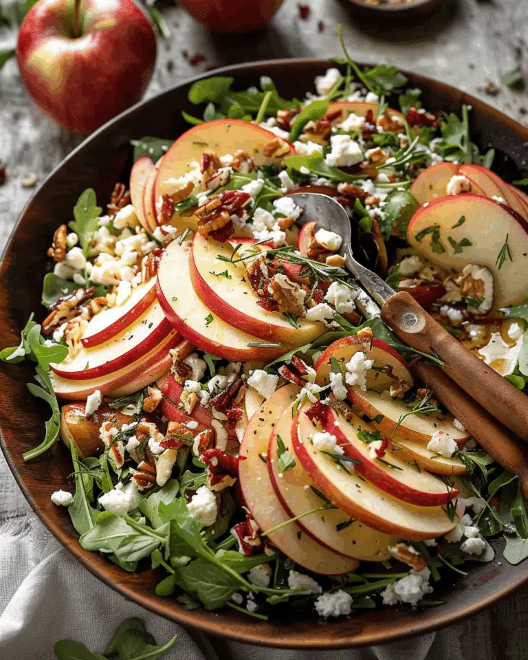 Autumn Harvest Honeycrisp Apple and Feta Salad