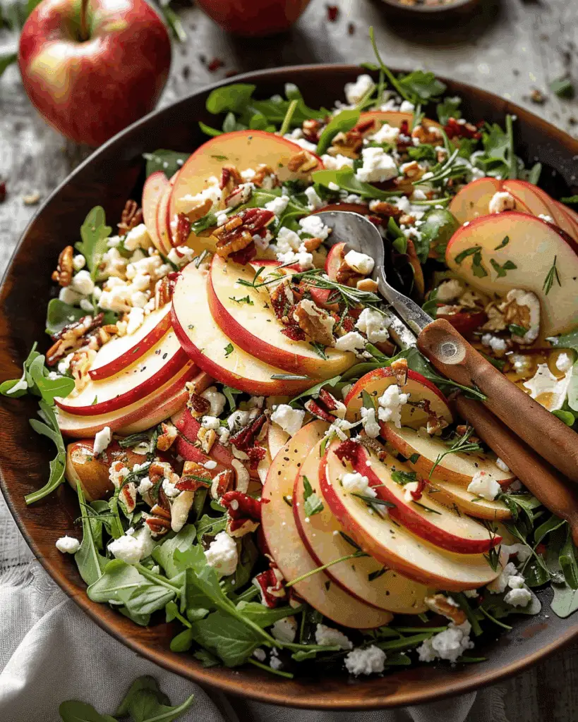 Autumn Harvest Honeycrisp Apple and Feta Salad