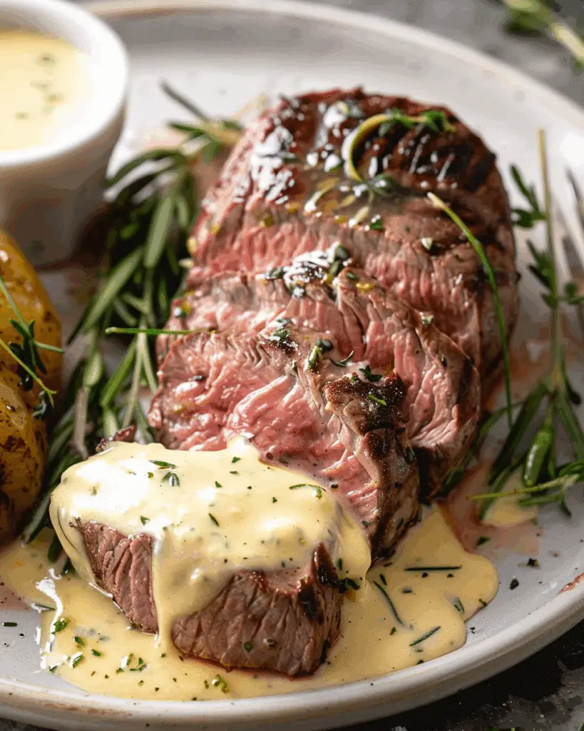 Beef Fillet with Easy Béarnaise Sauce