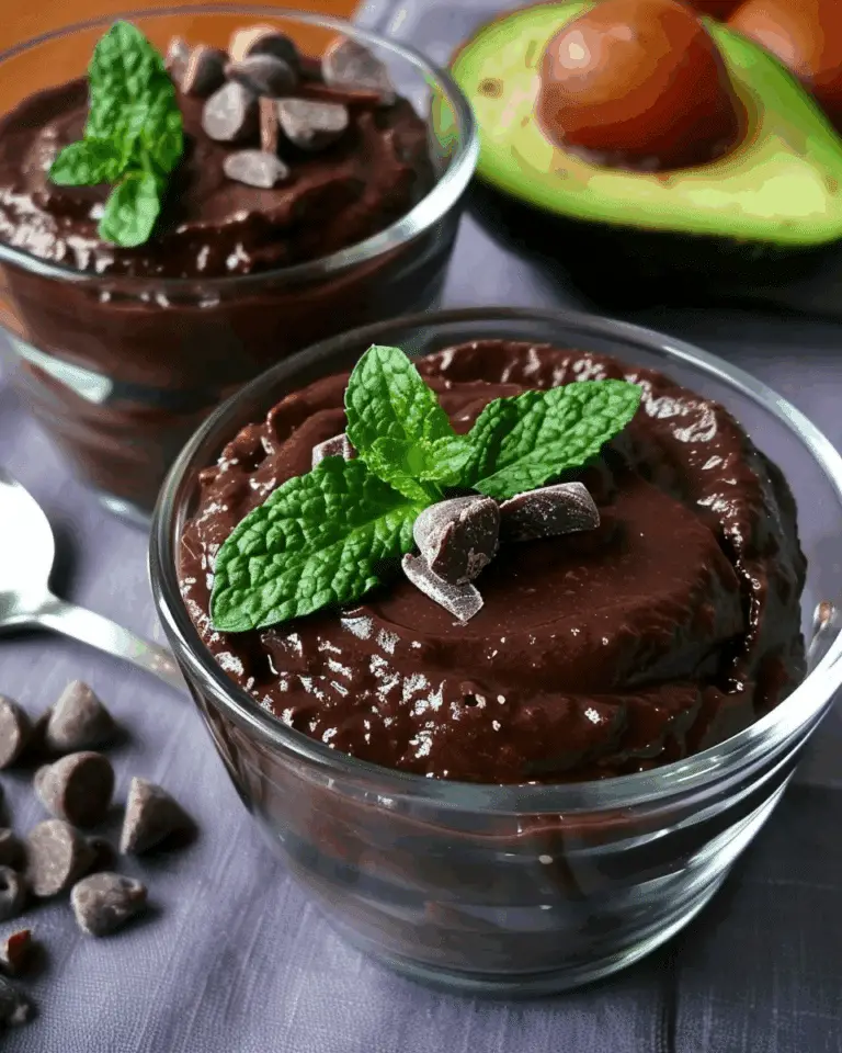 Chocolate Avocado Pudding