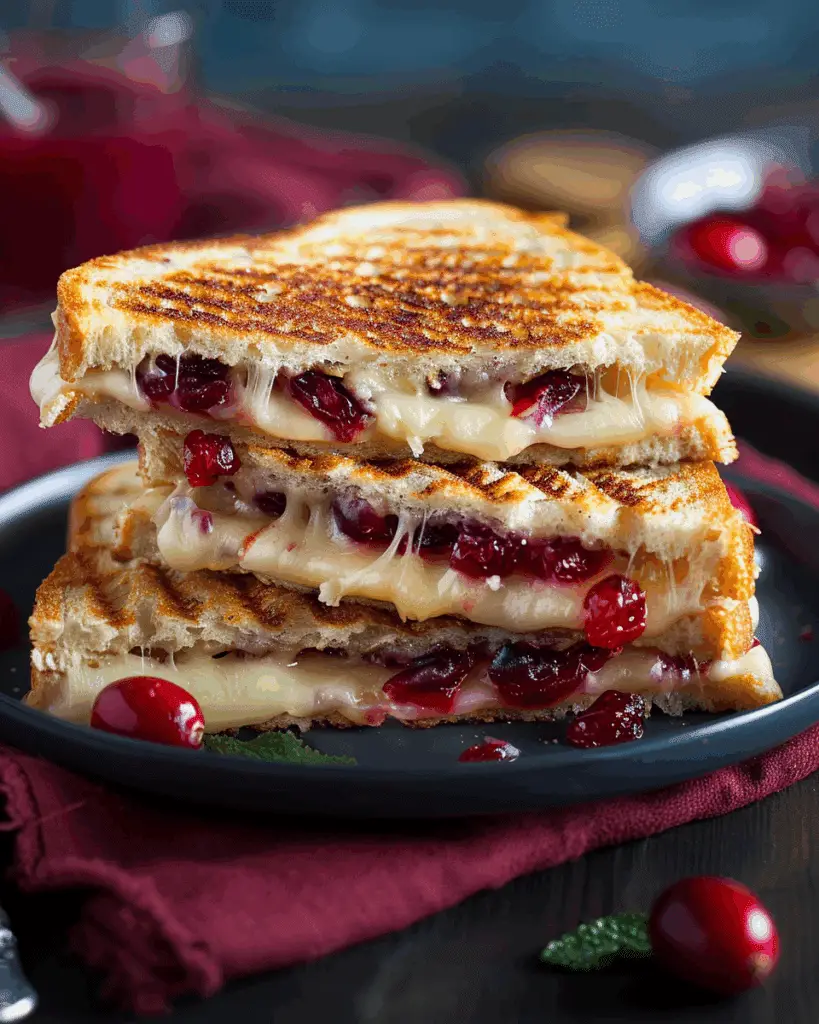 Cranberry & Brie Grilled Cheese