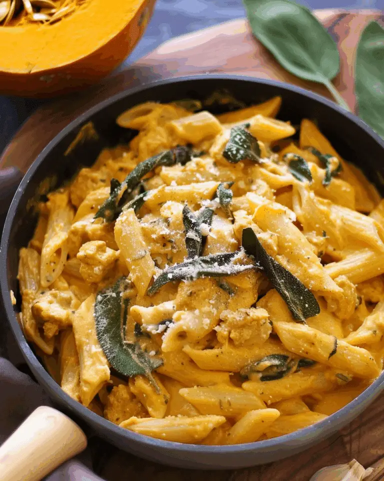 Creamy Pumpkin And Sage Pasta