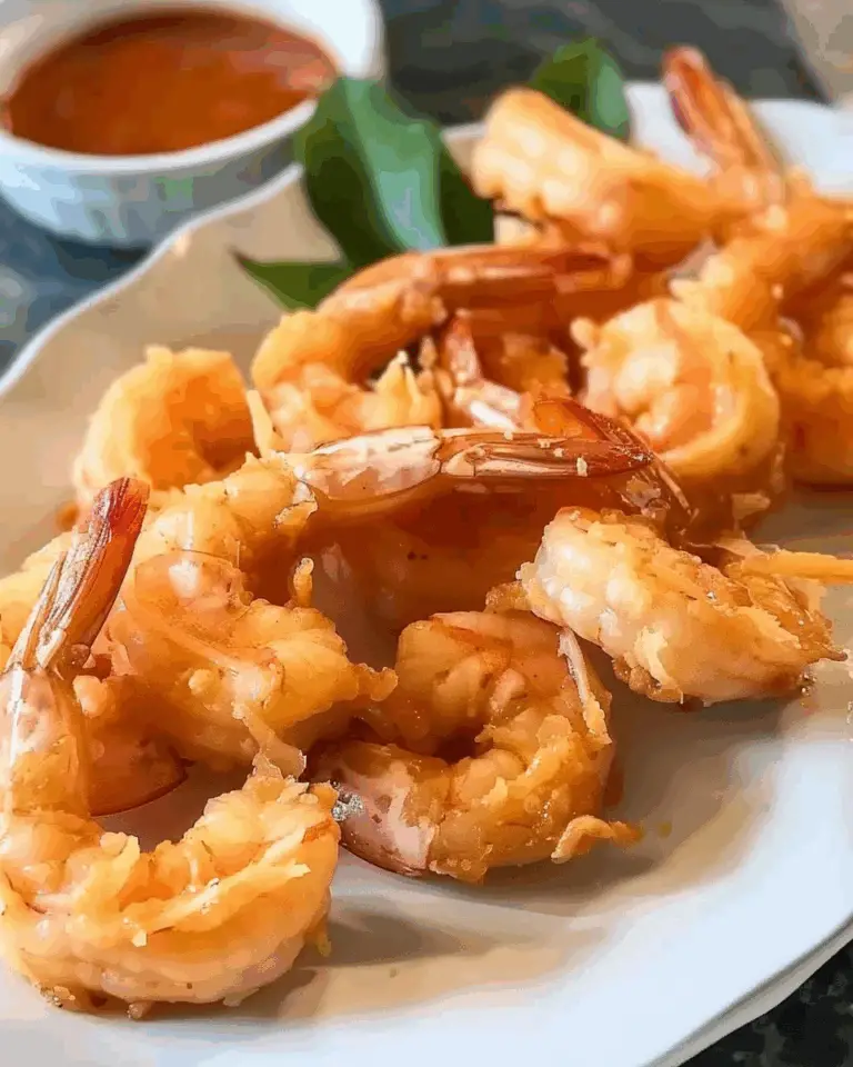 Firecracker Shrimp with Mango Ginger Dipping Sauce
