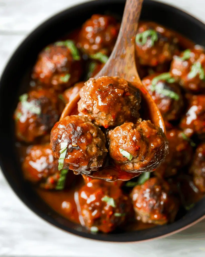 Honey Sriracha Meatballs