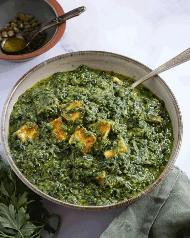 Restaurant-style Palak Paneer