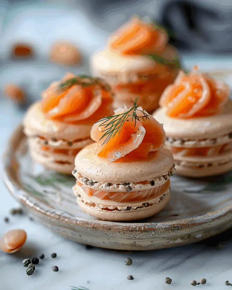 Smoked Salmon Macarons