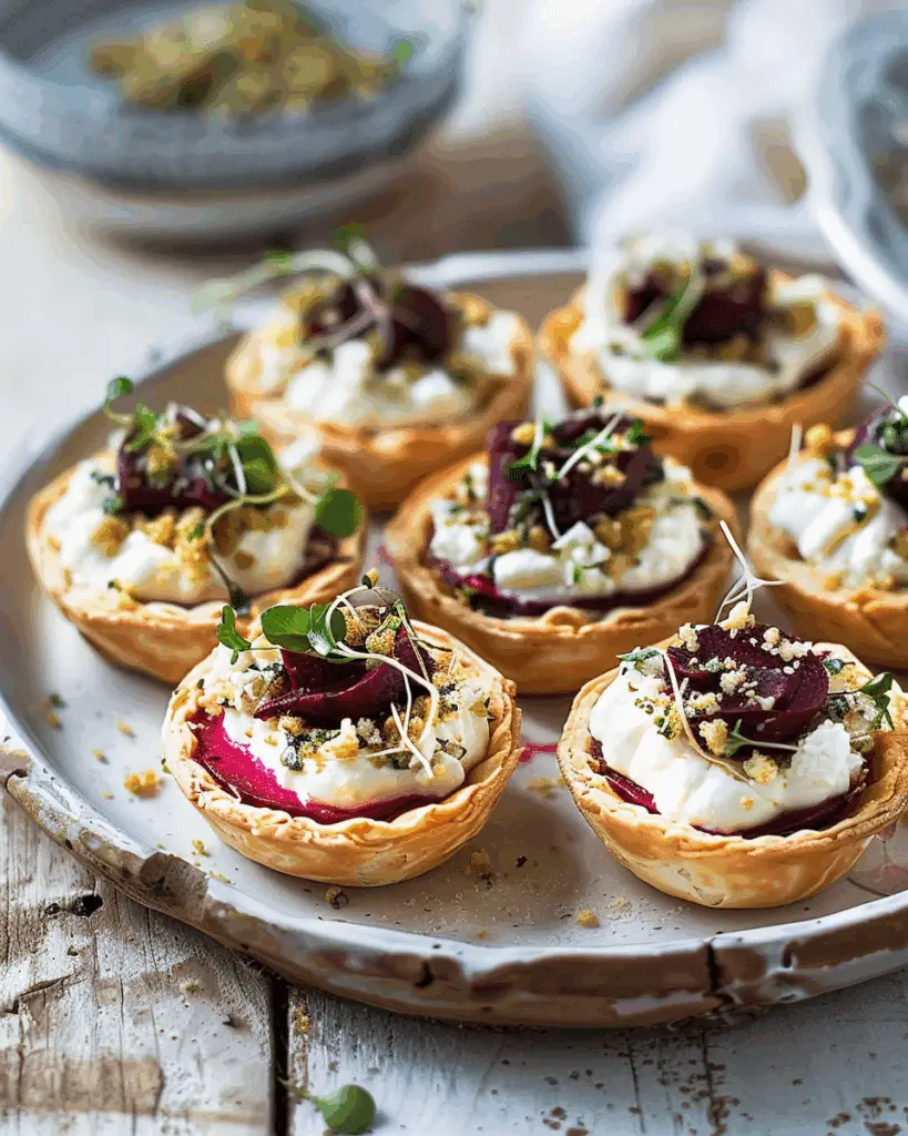 Beetroot and Goat’s Cheese Cups