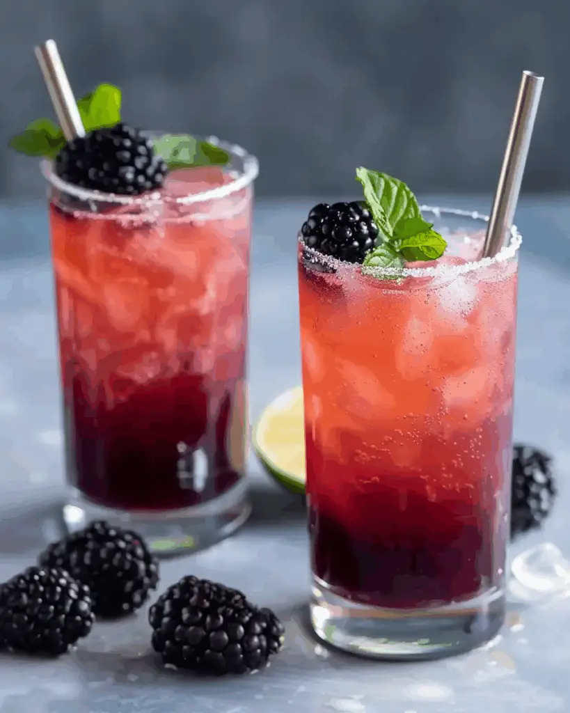 Blackberry Mocktail Mule