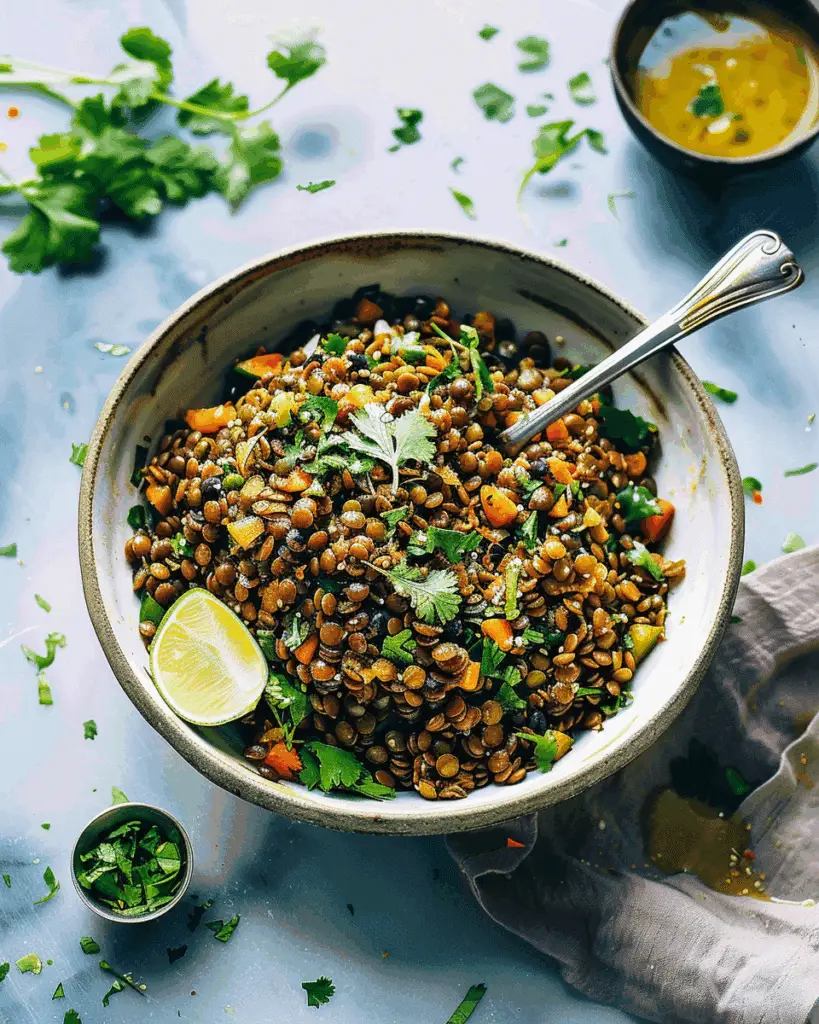 Curry Lentil Salad