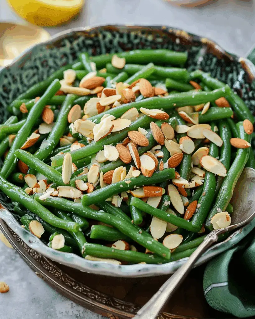Green Beans Almondine (French Beans with Almonds)