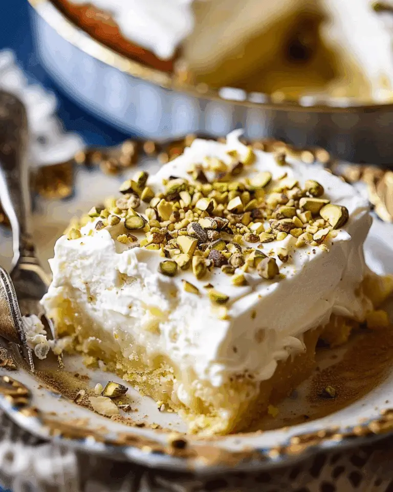 Rich & Creamy Pistachio Tres Leches Cake