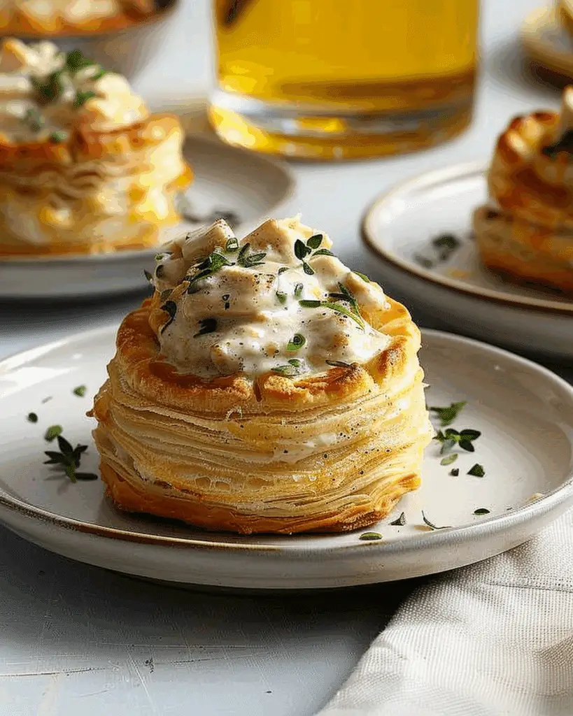 Creamy Chicken Vol-au-Vent