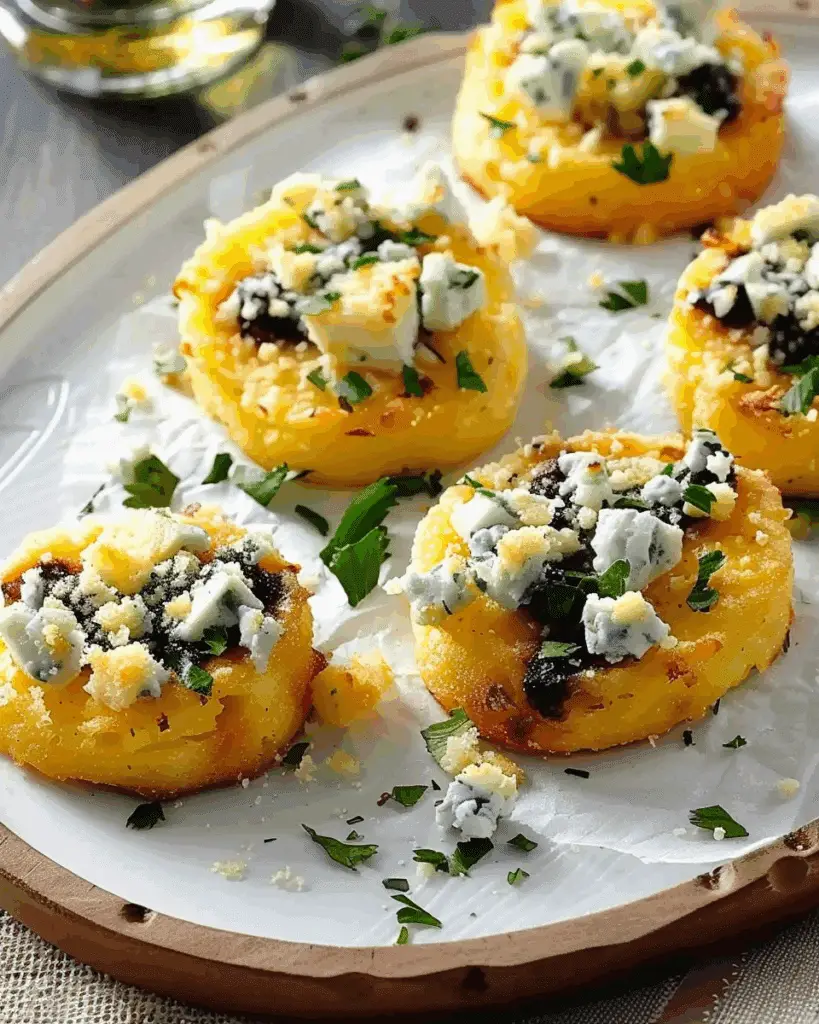 Gorgonzola Polenta Bites