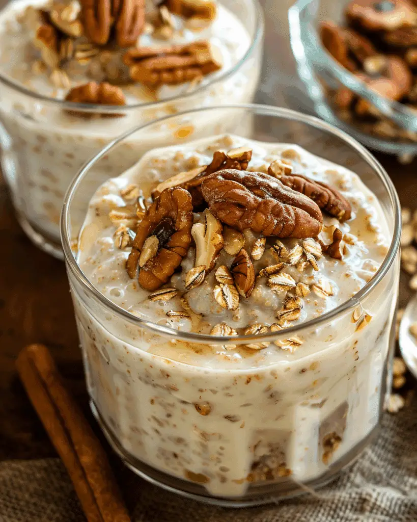 Maple Walnut Overnight Oats