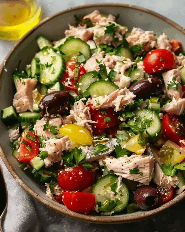 Mediterranean Tuna Salad