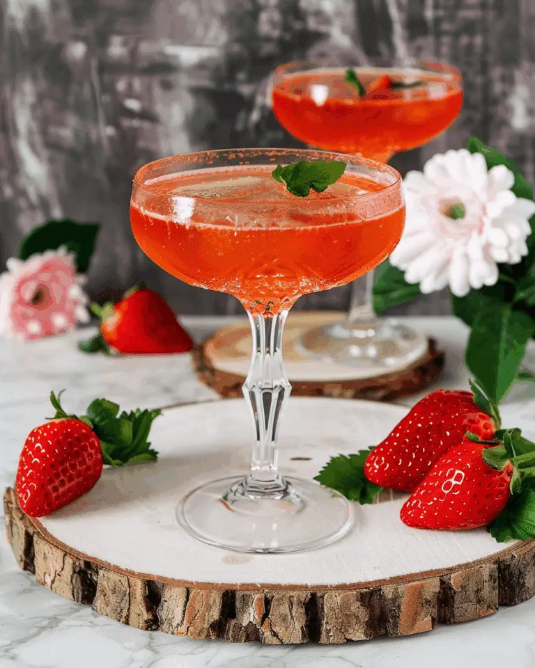 Strawberry Aperol Cocktail