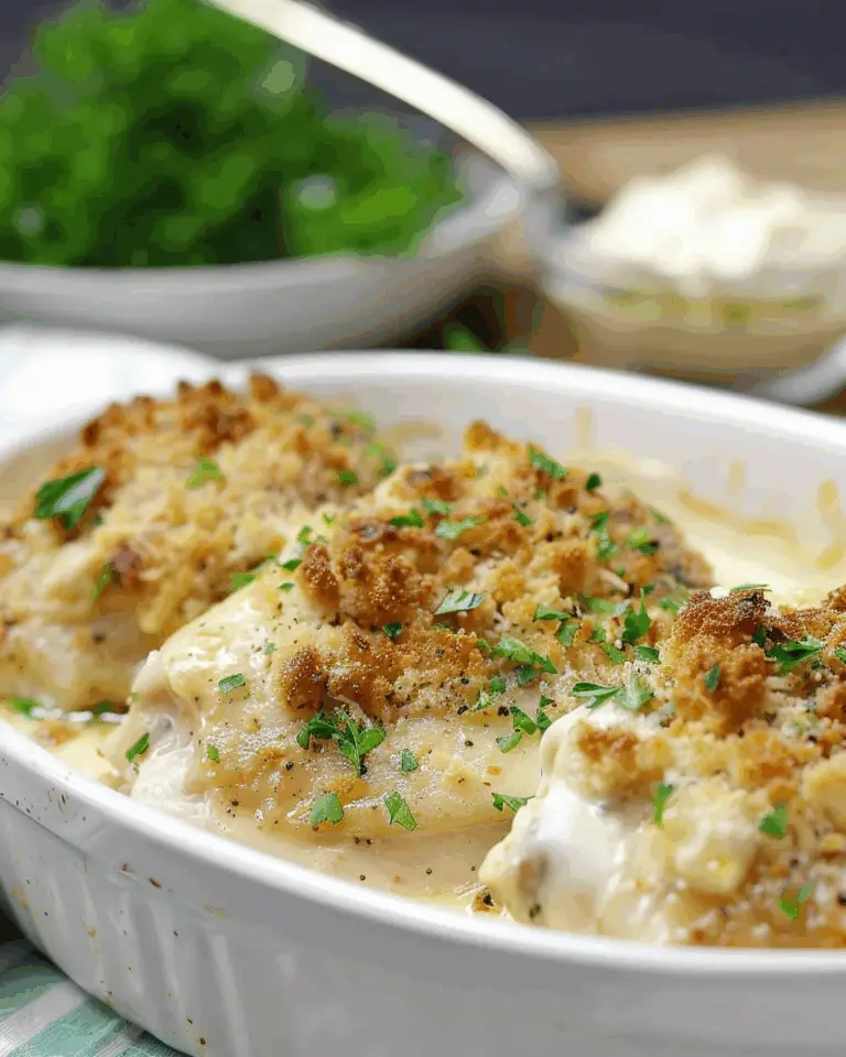 The Best Baked Swiss Chicken