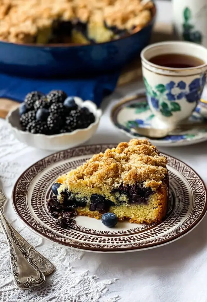 Blueberry Buckle Coffee Cake Recipe