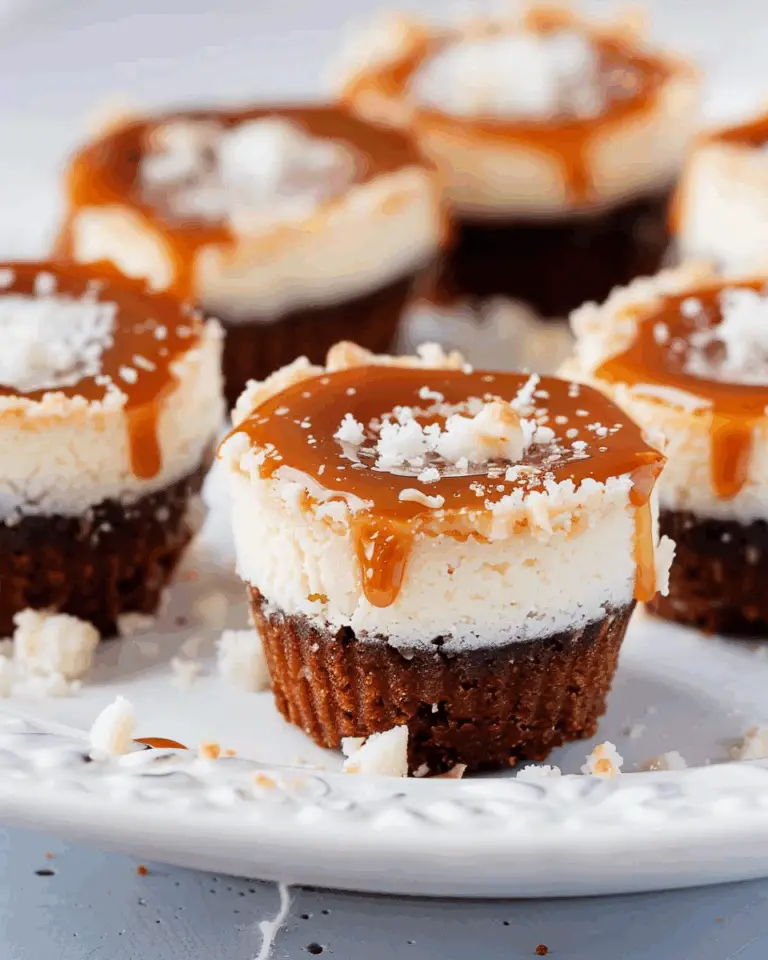 Salted Caramel Cheesecake Bites