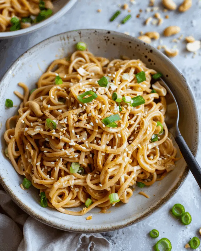 5-Minute Creamy Peanut Noodles