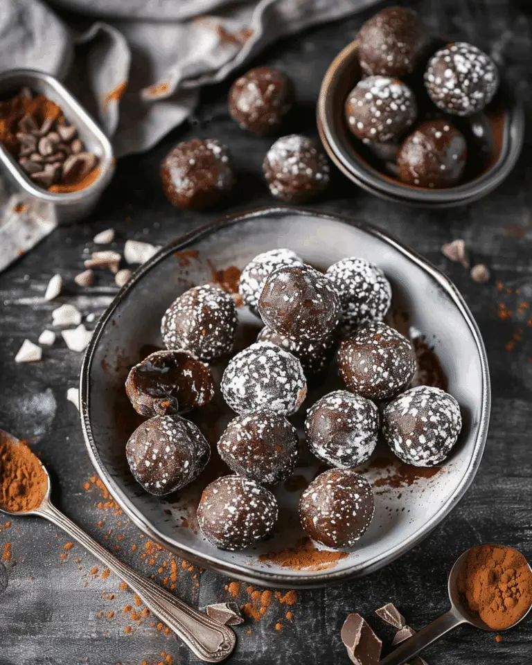 Chocolate Date Balls