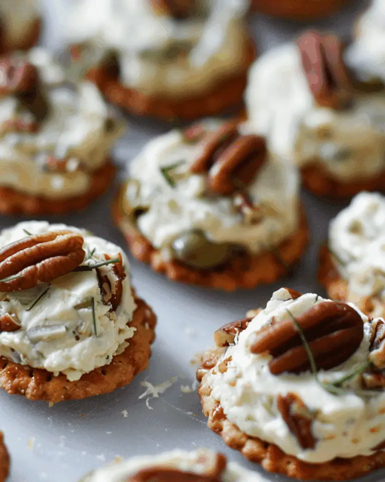 Cream Cheese and Olive Pecan Bites