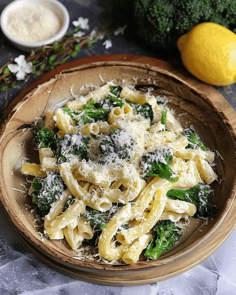 Lemon Ricotta Pasta with Broccolini