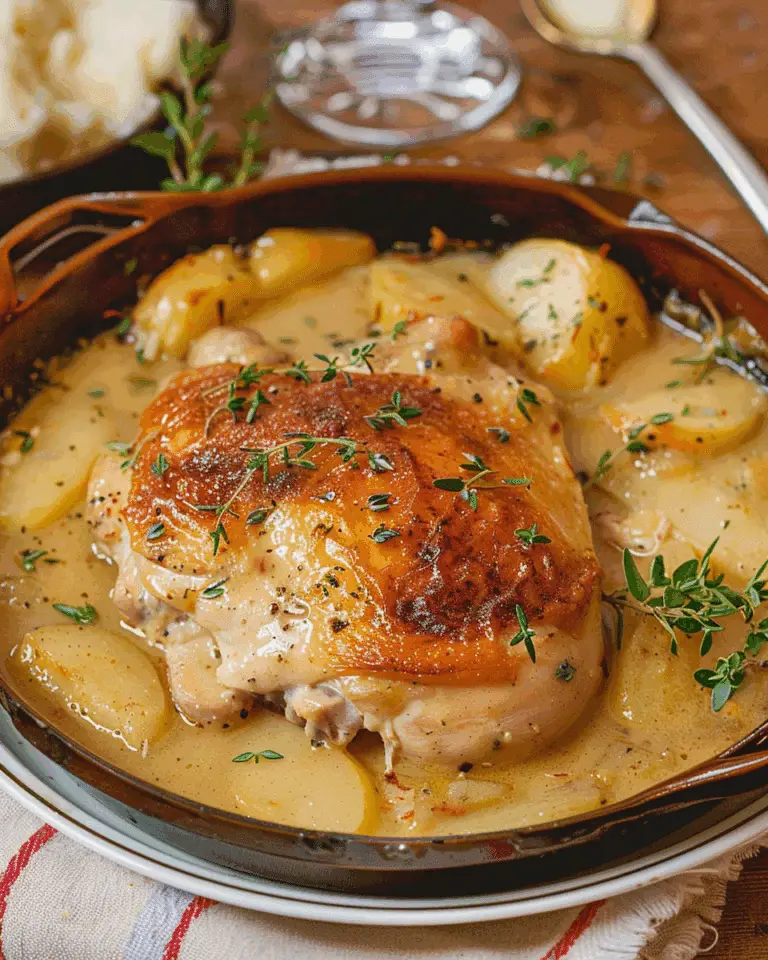 Chicken Normandy – French Apple Cider Chicken
