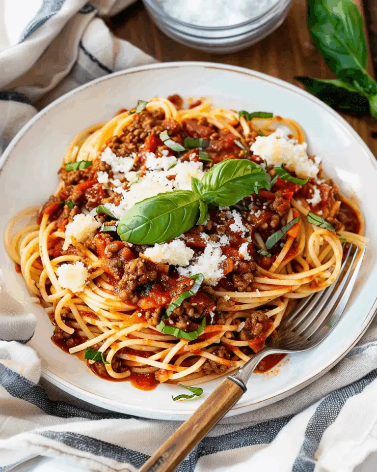 Spaghetti Bolognese Sauce