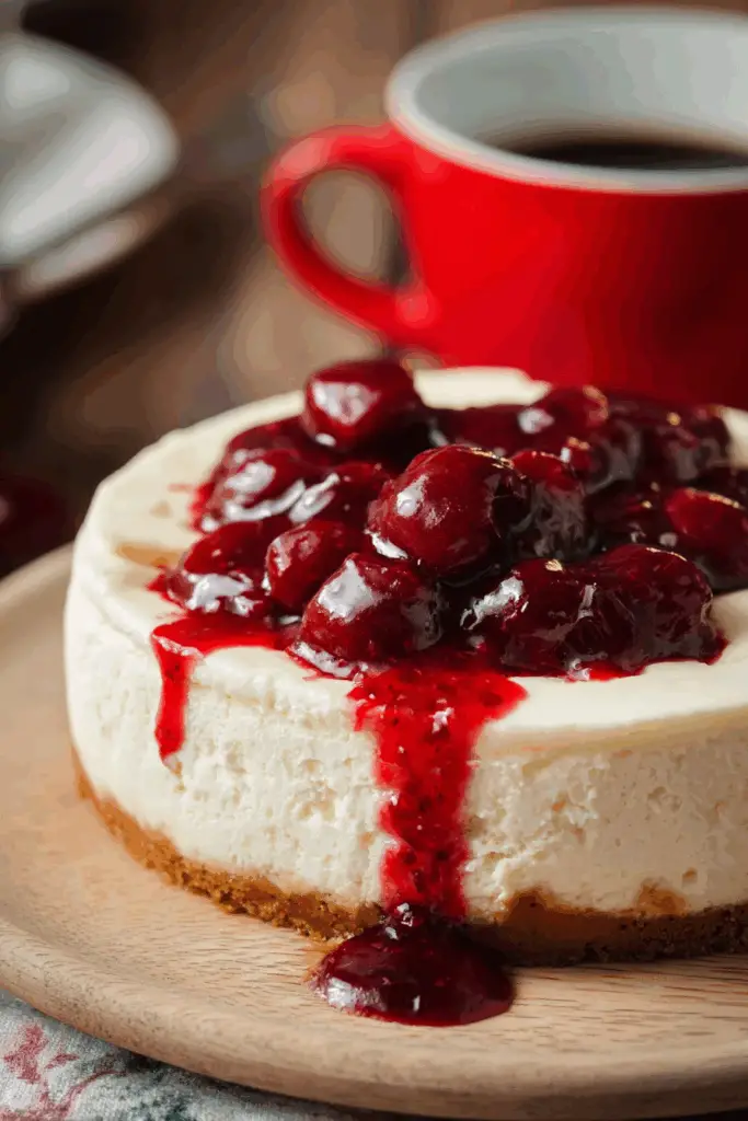 No-Bake Cherry Cheesecake (Easy Recipe)