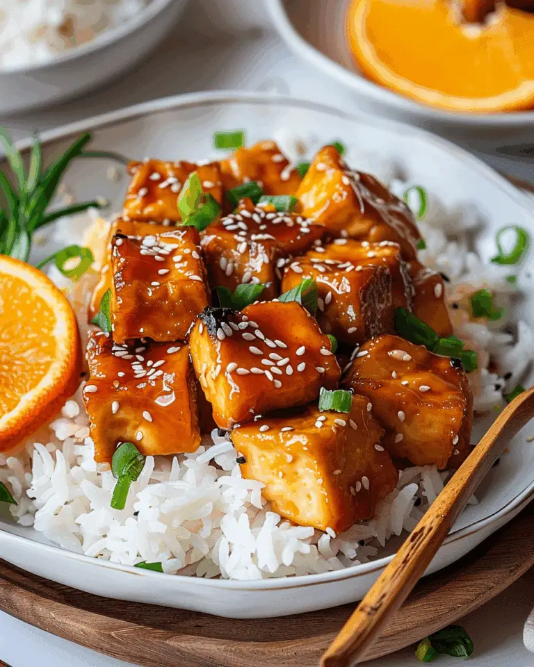 Crispy Orange Tofu