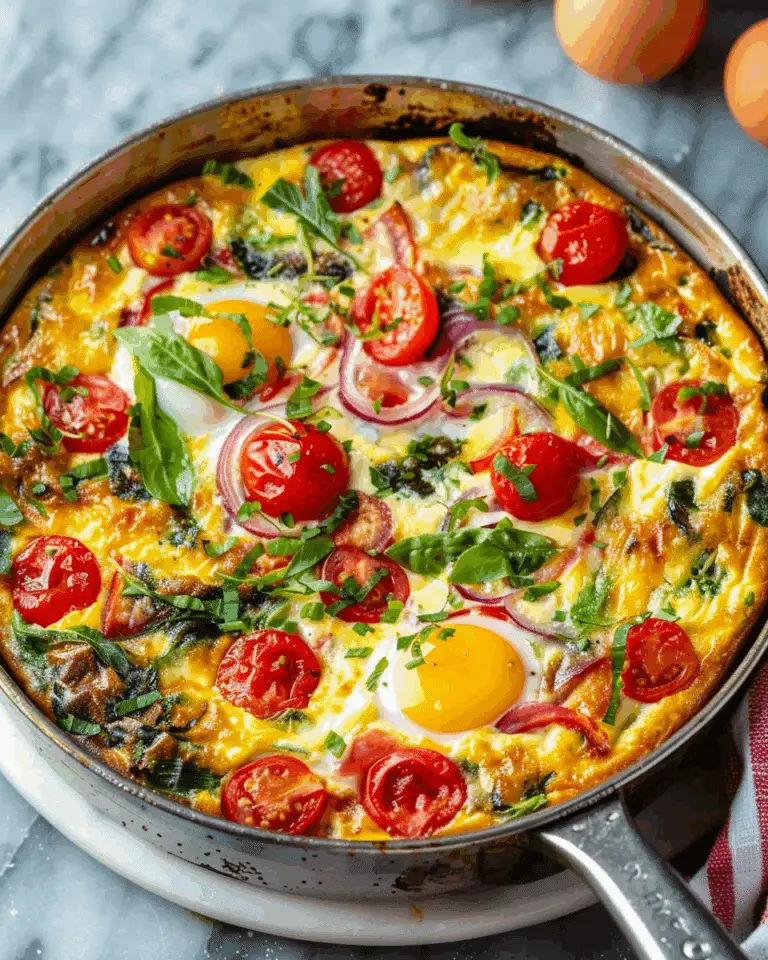 5-Ingredient Egg White Frittata {Meal Prep}