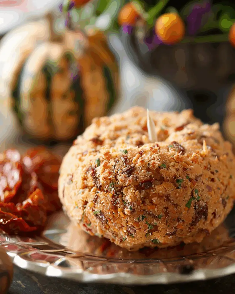 Sun-Dried Tomato Cheeseball