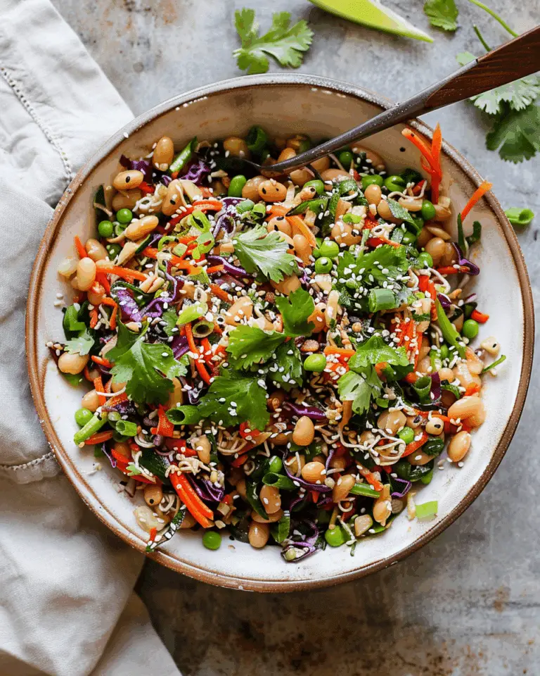 Miso Sesame Dense Bean Salad