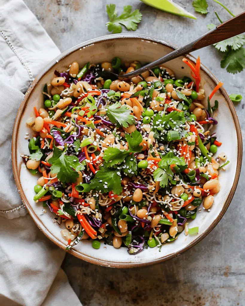 Miso Sesame Dense Bean Salad
