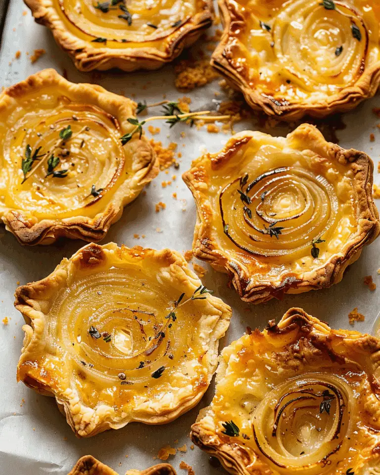 Upside-Down Onion and Gruyère Tarts