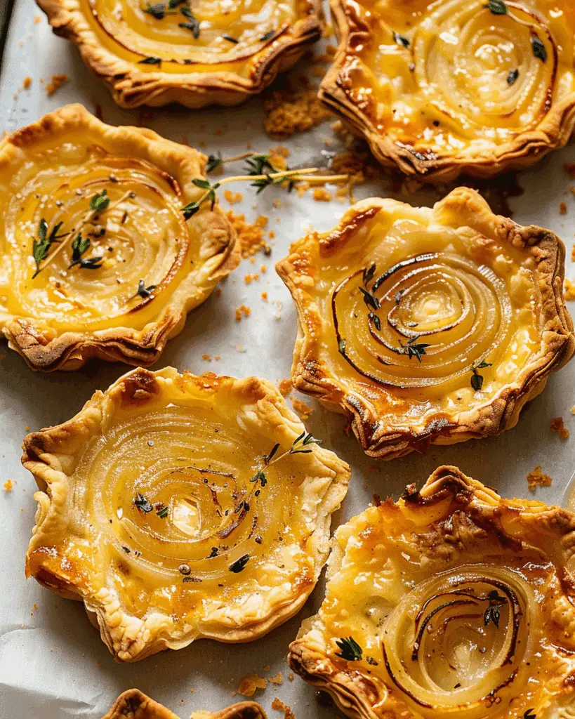 Upside-Down Onion and Gruyère Tarts