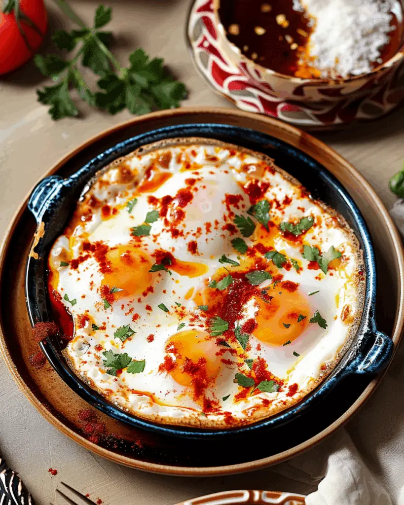 Turkish Eggs (Cilbir)