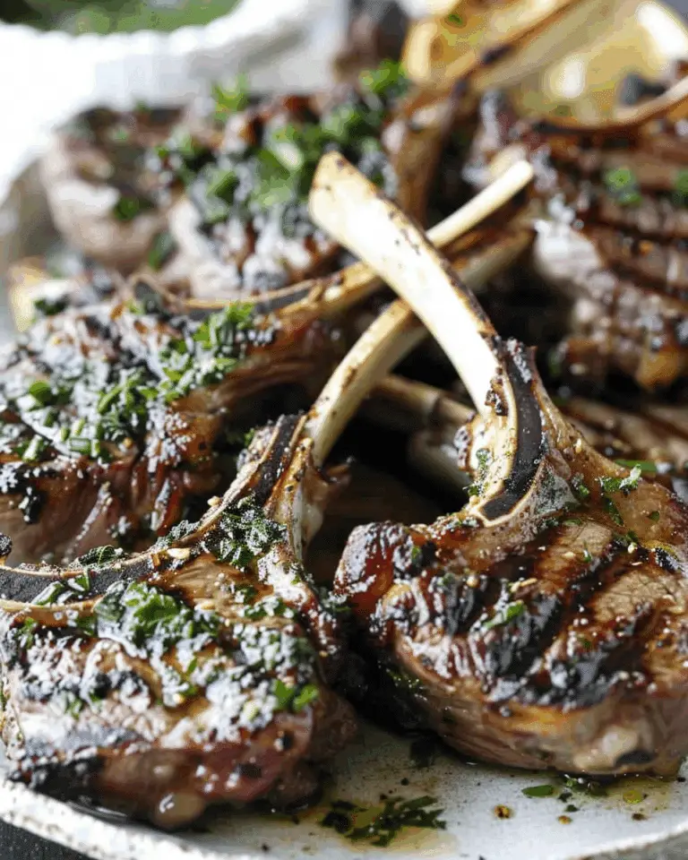 Grilled Lamb Lollipops