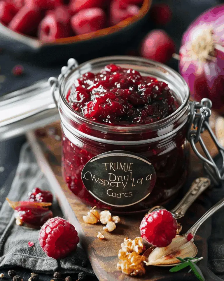 Raspberry Red Onion Chutney