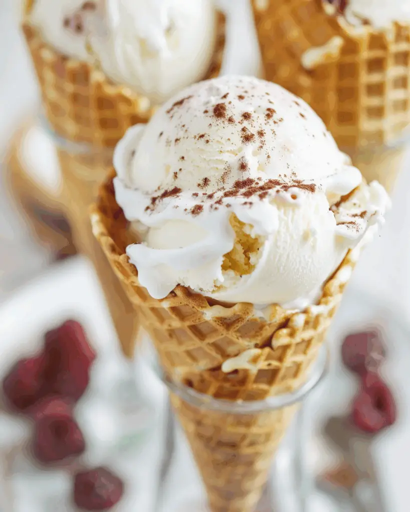 Easy Homemade Ice Cream Cones