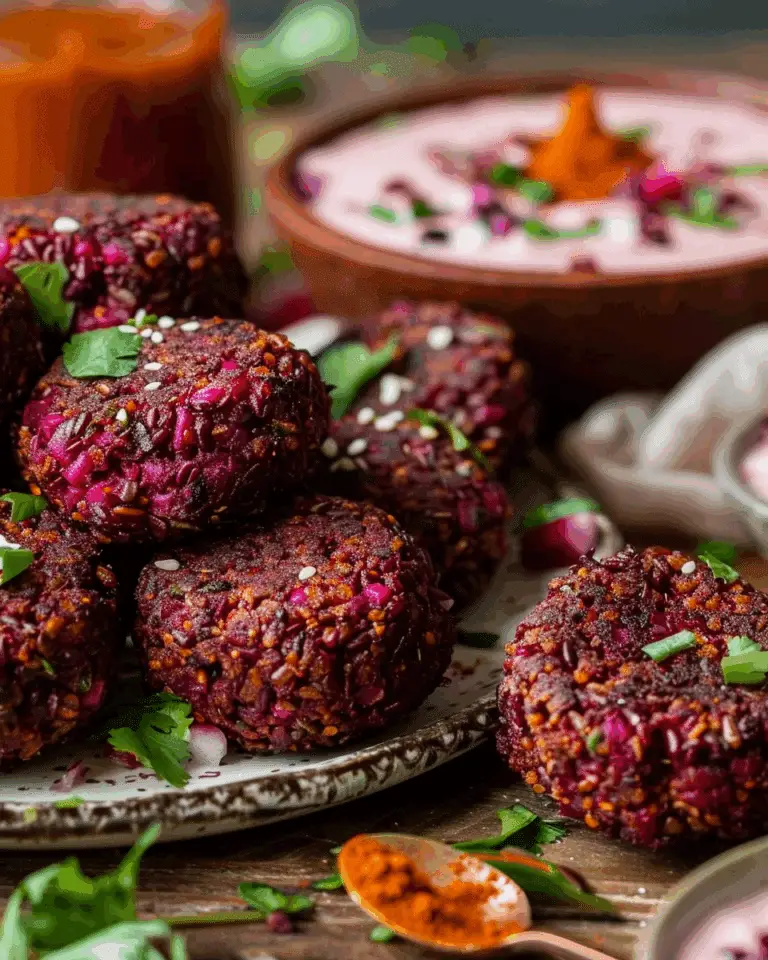 Beetroot Falafel