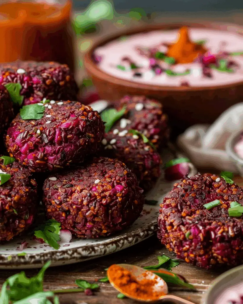 Beetroot Falafel