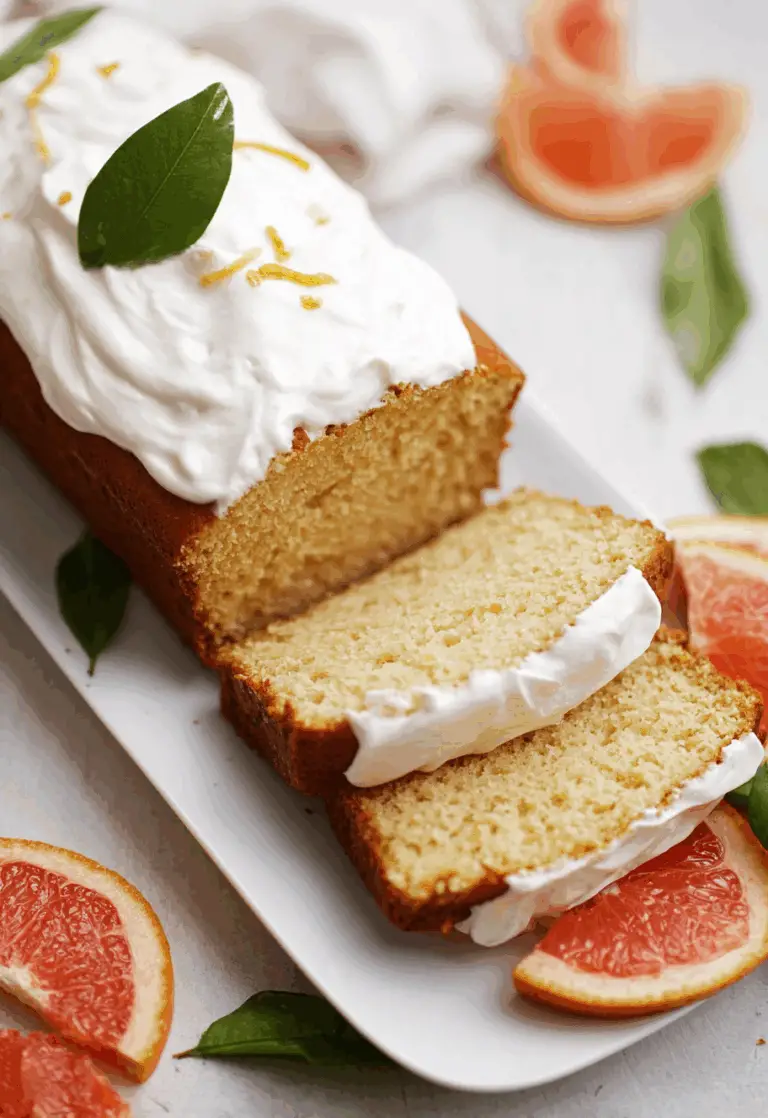 Super Moist Grapefruit Cake