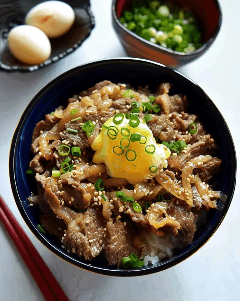 Gyudon (Beef Bowl)